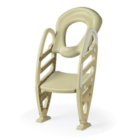 Reducer toaleta cu scara verde eco, design ergonomic si suporti antiderapanti - 1