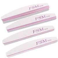 Set 10 Pila Unghii Semiluna FSM 80/120 - PFSM80/120 - 1