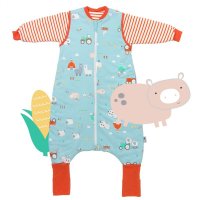 Sac de dormit cu picioruse si maneca lunga detasabila Farmyard 90 cm + manseta 3.5 Tog - 3