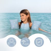 Aripioare de inot Sipo Blue pentru copii 3-6 ani, suport sigur 15-30 kg - 4