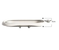 Set Cadita pliabila pentru copii, Little Mom Royal Grey, termometru incorporat si suport anatomic cu tetiera inclus, dimensiune 24 x 92 x 51 cm - 2