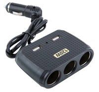 Priza auto cu 5 iesiri NO.1512 TIPLA 120W (2 x usb) - 1