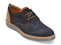 Pantofi OTTER bleumarin, 1088, din nabuc - 1