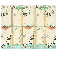 Bocioland Panda - Covoras de Joaca Pliabil, 180 x 150 cm, cu Imprimeu Dublu, Ideal pentru Interior si Exterior - 5