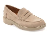 Mocasini GEOX gri, D65DKB, din piele intoarsa - 1