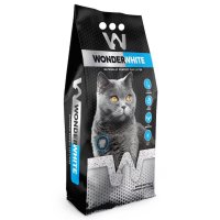 WONDERWHITE Carbune Activ, asternut igienic pentru pisici, granule din bentonita aglomeranta, fara praf, 10 kg - 1