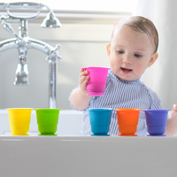 Set de cupe din silicon cu ventuze Suction Kupz - 5