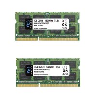 Set memorie RAM 8 GB (2x4 GB) sodimm ddr3, 1600 Mhz, Nelbo, dual channel, pentru laptop - 1