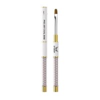 Pensula Pro Art Oval 8mm Grey Bubbles Everin - Everin - 1