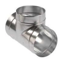Piesa speciala teu clasic, tabla de otel zincata, diametru Ø250 cu garnitura de etansare - 1