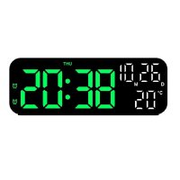 Ceas Digital de Perete cu LED - Afișaj Temperatură și Dată, Mod Noapte, Funcții Avansate - 1