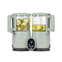 Robotul multifunctional Nutribaby Glass 4 in 1 din sticla si otel inoxidabil - Celadon Green de la Babymoov - 5