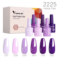 Set 6 Culori Oja Semipermanenta Venalisa- 2225 - 2221 - 1