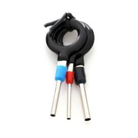 Chei extractoare de pini, Kraft&Dele, KD1132, 11 buc, otel inoxidabil - 5