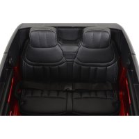 Masinuta electrica pentru copii Range Rover Painted Red 24V 480W cu 2 locuri si echipare Premium, panou audio, lumini, roti din spuma Eva, Oglinzi retrovizoare si scaun din piele - 6