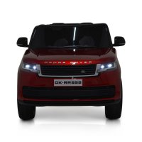 Masinuta electrica pentru copii Range Rover Painted Red 24V 480W cu 2 locuri si echipare Premium, panou audio, lumini, roti din spuma Eva, Oglinzi retrovizoare si scaun din piele - 8
