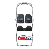 BMW Seria 5 E60 Covorase Auto TEAMCAR® Tip Tavita pentru 2003-2010, Compatibile Universal, Blue - 3