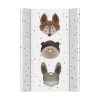 Saltea de infasat Ceba Baby, Moale si Profilata, 50x70 cm, Fara BPA, Impermeabila, Cute Animals - 1