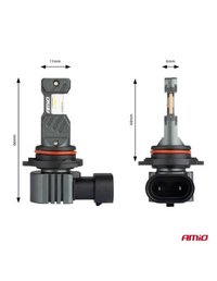 Set 2 leduri auto HIR2, Canbus, 60W, 5600 Lm, 12V - 4