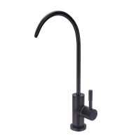 Baterie simpla purificator din otel inoxidabil negru - 1