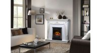 Semineu electric Napoli alb & Cristina, Art Flame, 1035x1100x300 mm, 2000W - 3