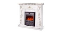 Semineu electric Napoli alb & Cristina, Art Flame, 1035x1100x300 mm, 2000W - 1