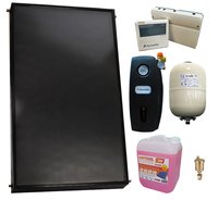 Pachet premium sistem solar presurizat fara boiler, Panou solar plan Fornello 2.0 m² SPFP, grup pompare, controller, vas expansiune, antigel, aerisitor 1/2 - 1