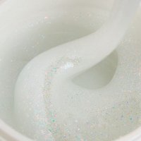 Liquid Polygel Everin 032 – Sweet Nothing | Fara HEMA si TPO | Alb translucid cu sclipici irizat - 1