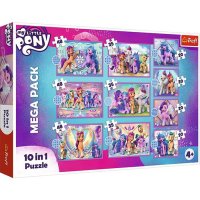 Puzzle Trefl My Little Pony Poneii Stralucitori, 10 in 1, 20/35/48 piese - 1