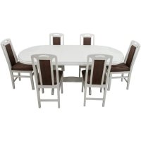 SET COM 2 MASA 160/190/90/76 + 6 SCAUNE - 1