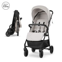 Carucior Sport Lorelli Zozu Beige Latte, Usor si Manevrabil, Pliere cu O Mana, Capacitate 22 kg - 3