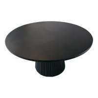 Masuta de cafea, Tully, Negru, 80x80x40 cm - 2