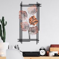 Tablou metalic Daiyu Multicolor 48x87x4 cm - 1