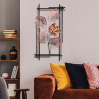 Tablou metalic Daiyu Multicolor 48x87x4 cm - 3