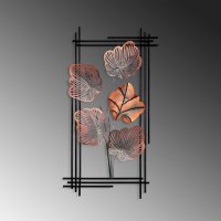 Tablou metalic Daiyu Multicolor 48x87x4 cm - 4