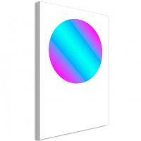Tablou Canvas Circle Gradient Vertical 40x60 cm - 1