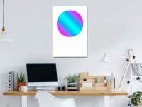 Tablou Canvas Circle Gradient Vertical 40x60 cm - 2