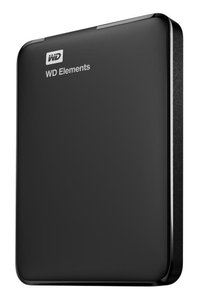 Discul Duro Extern WD Elements Portable, 4TB, Negru, USB 3.0 - 4