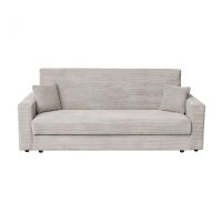 Canapea CORINNE LUX extensibila, 3 locuri, cu lada depozitare, bej inchis, 220x90x96 cm - 1