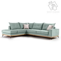 Coltar Dreapta Luxury II Ciel - Elephant - Negru 290x235x90 cm - 1
