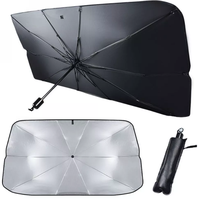 Parasolar umbrela 134cm X 80cm pentru parbrizul masinii model MARE (verificati dimensiunea) - 1