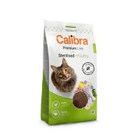 CALIBRA Premium Line Sterilised, Pasăre, hrană uscată pisici sterilizate, 2kg - 2