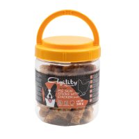 AGILITY Betisoare impletite din piele de porc si pui pentru caini, XS-XL, 500 g - 2