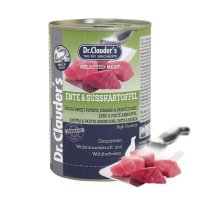 DR. CLAUDER'S Selected Meat Rață și Cartof Dulce, hrană umedă fără cereale pentru câini, 400g, XS-XL - 2