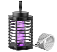 Lampa electrica anti tantari UV cu USB - capcana portabila pentru interior si exterior - 1