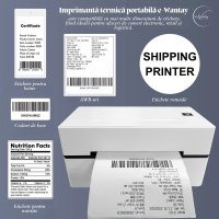 Imprimanta termica portabila e-Wantay® High Quality, Bluetooth & USB, Compatibilitate universala, etichete & AWB-uri - 13