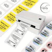 Imprimanta termica portabila e-Wantay® High Quality, Bluetooth & USB, Compatibilitate universala, etichete & AWB-uri - 3