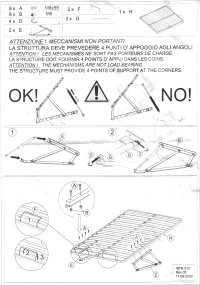 Somiera pat Sanremo 140x190 cu sistem rabatare, cadru metal, 12 lamele - 5