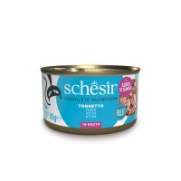 SCHESIR, Ton, conservă hrană umedă pisici, (în supă), 85g - 2