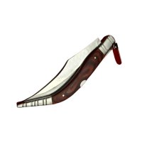 Set doua bricege de vanatoare cricket, lama otel inoxidabil, maro, 38 cm - 1